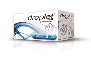 AGO PER PENNA DA INSULINA DROPLET GAUGE 31 8 MM 100 PEZZI - Farmacia-flash.it