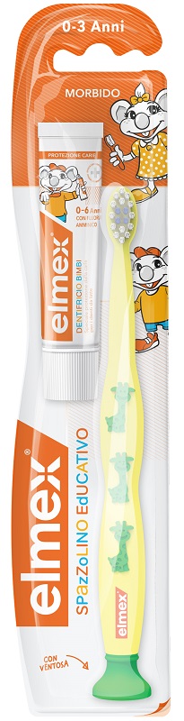 ELMEX SPAZZOLINO BIMBI EDUCATIVO NEW 0-3 ANNI - Farmacia-flash.it