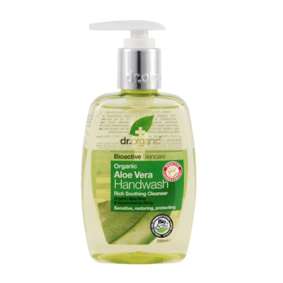 DR ORGANIC ALOE VERA HANDWASH SAPONE LIQUIDO MANI 250 ML - Farmacia-flash.it