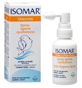 ISOMAR ORECCHIE ACQUA DI MARE SPRAY NO GAS PER IRRIGAZIONE DELL'ORECCHIO 50ML - Farmacia-flash.it