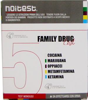 TEST DROGHE FAMILY DRUG TEST 1 PEZZO - Farmacia-flash.it