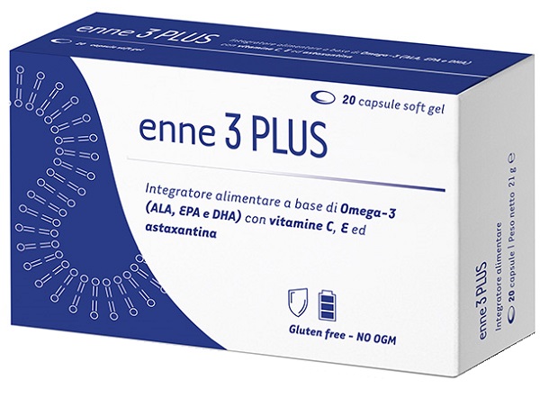ENNE 3 PLUS 20 CAPSULE SOFTGEL - Farmacia-flash.it