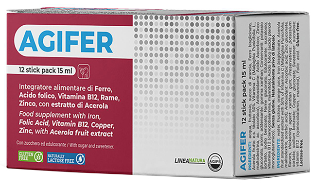 AGIFER 12 STICK 15 ML - Farmacia-flash.it