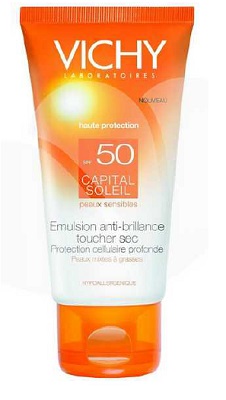 IDEAL SOLEIL VISO DRY TOUCH SPF50 50 ML - Farmacia-flash.it