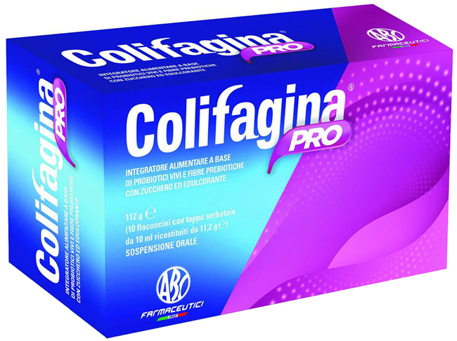 COLIFAGINA PRO 10 FLACONCINI TAPPO SERBATOIO - Farmacia-flash.it