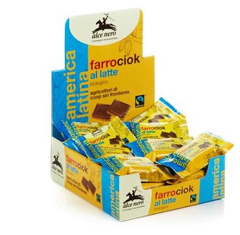 BISCOTTO DI FARRO E CIOCCOLATO AL LATTE BIO FAIRTRADE 28 G - Farmacia-flash.it