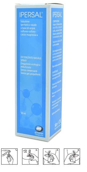SOLUZIONE IPERTONICA IPERSAL SPRAY NASALE 50 ML - Farmacia-flash.it