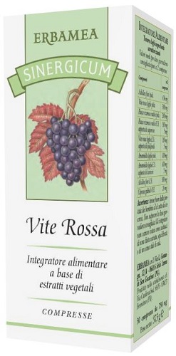 SINERGICUM VITE ROSSA 50 COMPRESSE - Farmacia-flash.it