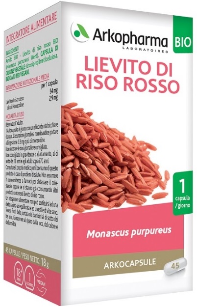 ARKO CAPSULE LIEV RISO ROSSO 45 CAPSULE - Farmacia-flash.it