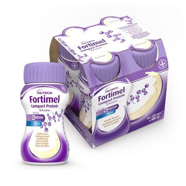 FORTIMEL COMPACT PROTEIN VANIGLIA 4 X 125 ML - Farmacia-flash.it