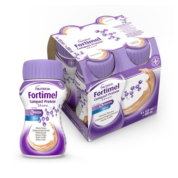 FORTIMEL COMPACT PROTEIN CAFFE' 4 X 125 ML - Farmacia-flash.it