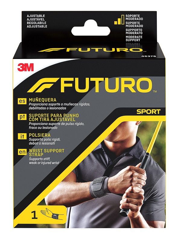 POLSINO ELASTICO UNIVERSALE FUTURO SPORT NERO - Farmacia-flash.it