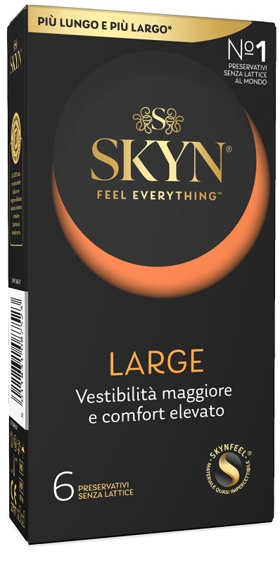PROFILATTICO ANSELL AKUEL SKYN LARGE B 6 PEZZI - Farmacia-flash.it