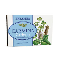 CARMINA CARBONE 24 CAPSULE VEGETALI 12 G - Farmacia-flash.it