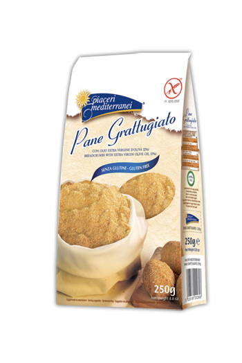 PIACERI MEDITERRANEI PANE GRATTUGGIATO SENZA GLUTINE 250 G - Farmacia-flash.it