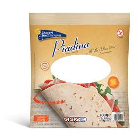 PIACERI MEDITERRANEI PIADINA OLIO D'OLIVA 200 GRAMMI - Farmacia-flash.it