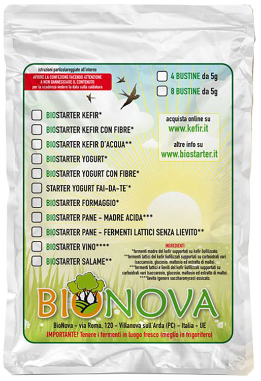 BIOSTARTER PER KEFIR D'ACQUA - Farmacia-flash.it