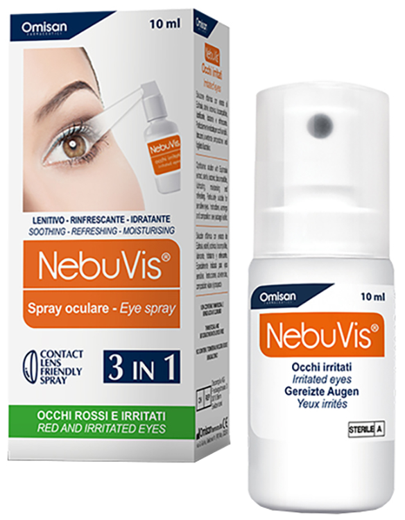 NEBUVIS OCCHI IRRITATI SPRAY 10 ML 1 PEZZO - Farmacia-flash.it