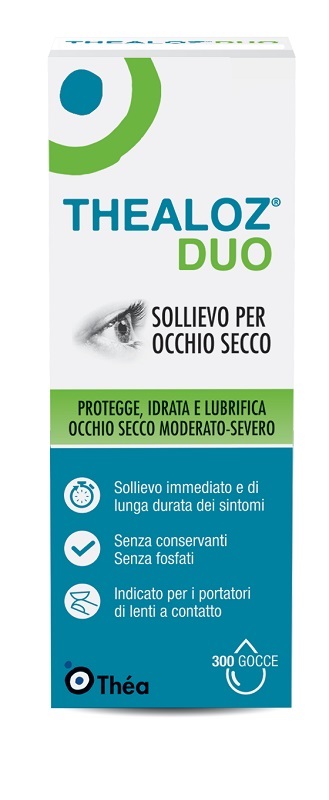 THEALOZ DUO SOLUZIONE OCULARE FLACONE 10 ML - Farmacia-flash.it