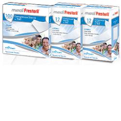 GARZA COMPRESSA STERILE MEDIPRESTERIL TESSUTO NON TESSUTO 18X40CM 12 PEZZI - Farmacia-flash.it