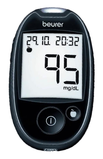 BEURER GLUCOMETRO GL44 METER MG/DL NERO - Farmacia-flash.it