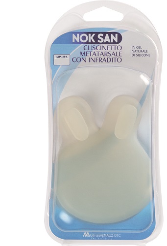 NOK SAN GEL CUSCINETTO METATARSALE CON INFRADITO S/M - Farmacia-flash.it