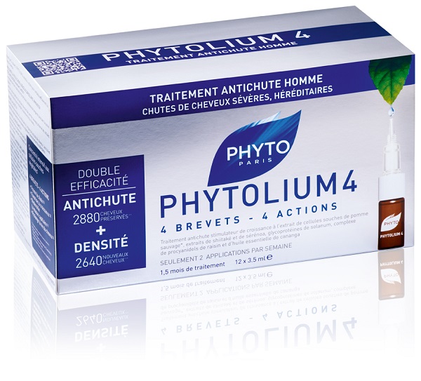 PHYTO PHYTOLIUM4 TRATTAMENTO ANTICADUTA CAPELLI UOMO 12 FIALE 3,5 ML - Farmacia-flash.it