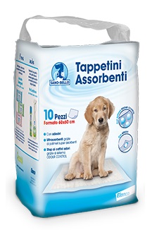 PET CASA CLEAN TAPPETINI ASSORBENTI 60 X 60 10 PEZZI - Farmacia-flash.it