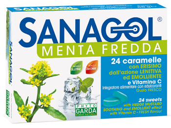 SANAGOL MENTA FREDDA 24 CARAMELLE - Farmacia-flash.it