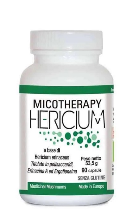 MICOTHERAPY HERICIUM 90 CAPSULE FLACONE 53,50 G - Farmacia-flash.it