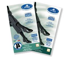 CALZA UOMO COTONE 140 DENARI MEDIA BLU - Farmacia-flash.it