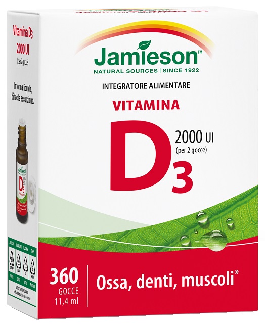 JAMIESON VITAMINA D GOCCE 11,4 ML - Farmacia-flash.it