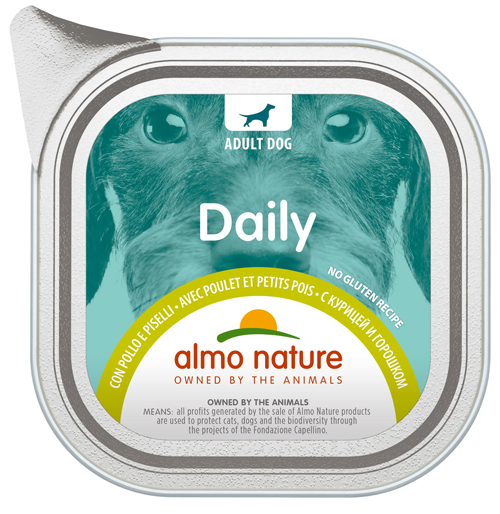 DAILY MENU DOGS CON POLLO E PISELLI 100 G - Farmacia-flash.it