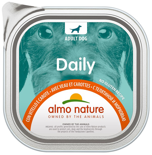 DAILY MENU DOGS CON VITELLO E CAROTE 300 G - Farmacia-flash.it