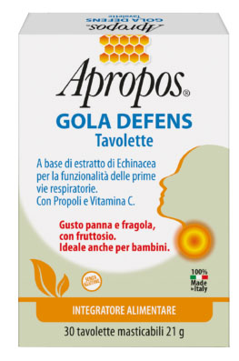 APROPOS GOLA DEFENS 30 TAVOLETTE - Farmacia-flash.it