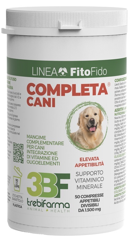 COMPLETA CANI 50 COMPRESSE BARATTOLO 75 G - Farmacia-flash.it