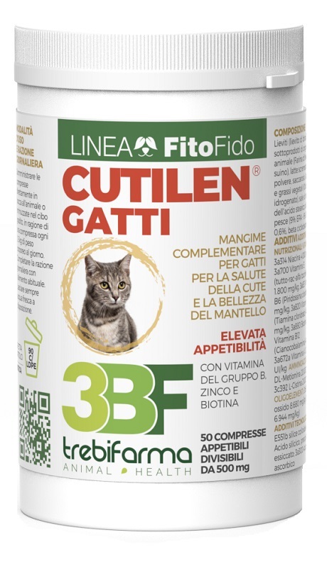 CUTILEN GATTI 50 COMPRESSE BARATTOLO 25 G - Farmacia-flash.it