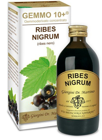 GEMMO 10+ RIBES NERO 200 ML LIQUIDO ANALCOLICO - Farmacia-flash.it