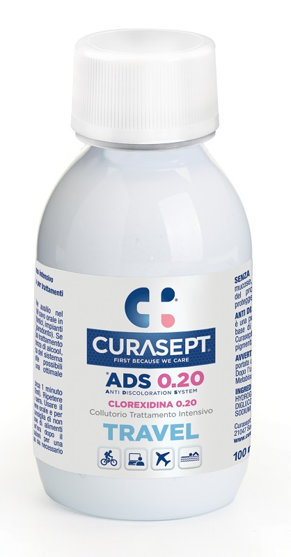 CURASEPT COLLUTORIO 0,20 ADS TRAVEL 100 ML - Farmacia-flash.it