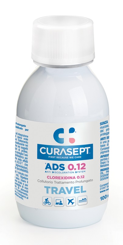 CURASEPT COLLUTORIO 0,12 TRAVEL ADS 100 ML - Farmacia-flash.it