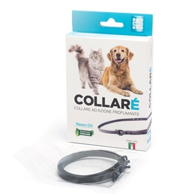 COLLARE' COLLARE PER CANI E GATTI AD AZIONE PROFUMANTE NERO CON OLIO DI NEEM - Farmacia-flash.it