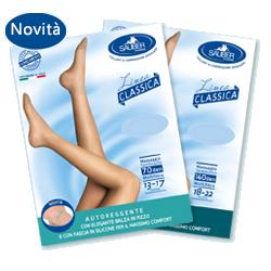 SAUBER CALZA AUTOREGGENTE 70 DENARI MAGLIA MICRORETE NEUTRO BEIGE 4 LINEA CLASSICA - Farmacia-flash.it