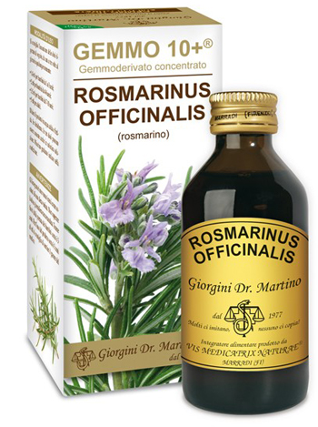 GEMMO 10+ ROSMARINO LIQUIDO ANALCOLICO 100 ML - Farmacia-flash.it