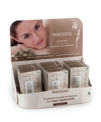 ESPRIT EQUO RHASSOUL PEELING MASK ARGAN MURUMURU BIO 22 PEZZI DA 10 ML - Farmacia-flash.it