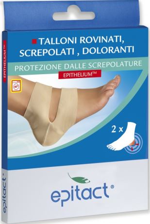 PROTEZIONE PER SCREPOLATURE TALLONI EPITACT TAGLIA UNICA 2 PEZZI - Farmacia-flash.it