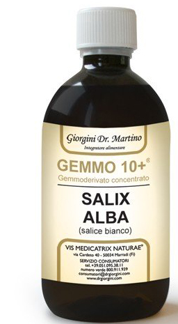 GEMMO 10+ SALICE BIANCO 500 ML LIQUIDO ANALCOLICO - Farmacia-flash.it