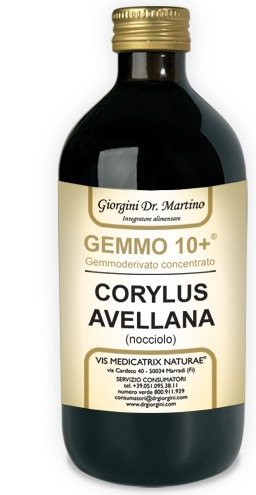 GEMMO 10+ NOCCIOLO 500 ML LIQUIDO ANALCOLICO - Farmacia-flash.it