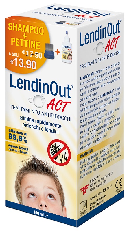 LENDINOUT ACT ANTIPIDOCCHI 150 ML - Farmacia-flash.it
