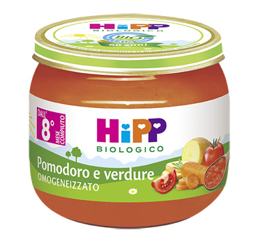HIPP BIO HIPP BIO OMOGENEIZZATO SUGO POMODORO VERDURE 2X80 G - Farmacia-flash.it