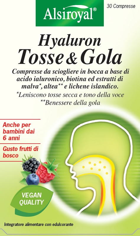 HYALURON TOSSE & GOLA 30 COMPRESSE N - Farmacia-flash.it